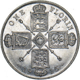 1915 Florin - George V British Silver Coin - Very Nice