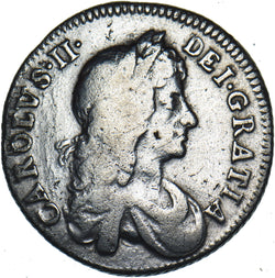 1679 Shilling - Charles II British Silver Coin