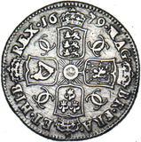 1679 Shilling - Charles II British Silver Coin