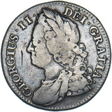 1743 Shilling - George II British Silver Coin