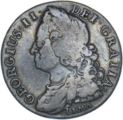 1745 LIMA Shilling - George II British Silver Coin