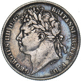 1823 Shilling - George IV British Silver Coin