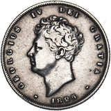 1825 Shilling - George IV British Silver Coin