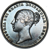 1838 Shilling - Victoria British Silver Coin - Nice