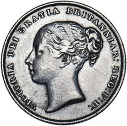 1842 Shilling - Victoria British Silver Coin