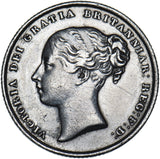 1842 Shilling - Victoria British Silver Coin