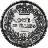 1842 Shilling - Victoria British Silver Coin