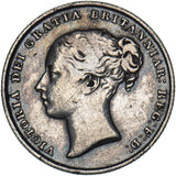 1845 Shilling - Victoria British Silver Coin