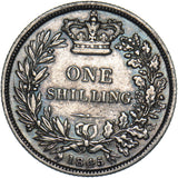 1845 Shilling - Victoria British Silver Coin