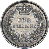 1852 Shilling - Victoria British Silver Coin - Very Nice