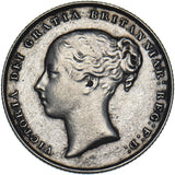 1857 Shilling - Victoria British Silver Coin