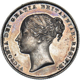 1858 Shilling - Victoria British Silver Coin - Very Nice