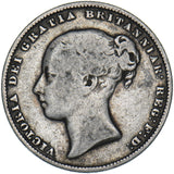 1861 Shilling - Victoria British Silver Coin