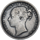 1868 Shilling (Die no. 4) - Victoria British Silver Coin