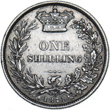 1871 Shilling (Die no. 12) - Victoria British Silver Coin - Nice