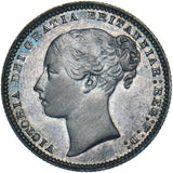 1876 Shilling (Die no. 32) - Victoria British Silver Coin - Very Nice