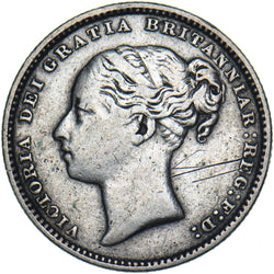 1880 Shilling - Victoria British Silver Coin