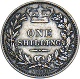 1880 Shilling - Victoria British Silver Coin