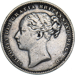 1880 Shilling - Victoria British Silver Coin