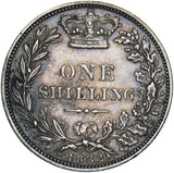 1882 Shilling - Victoria British Silver Coin - Nice