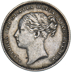 1884 Shilling - Victoria British Silver Coin - Nice