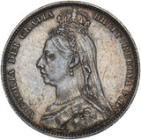 1889 Shilling - Victoria British Silver Coin - Nice