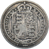 1889 Shilling (Rare Small Head) - Victoria British Silver Coin