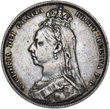 1892 Shilling - Victoria British Silver Coin