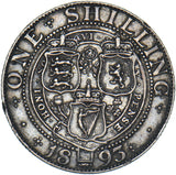 1893 Shilling - Victoria British Silver Coin - Nice