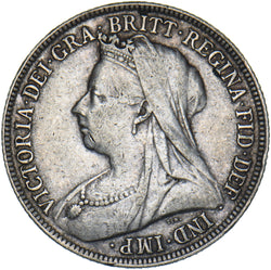 1897 Shilling - Victoria British Silver Coin - Nice