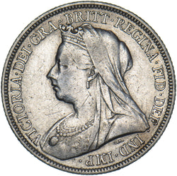 1899 Shilling - Victoria British Silver Coin - Nice