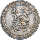 1904 Shilling - Edward VII British Silver Coin