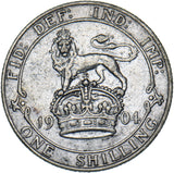 1904 Shilling - Edward VII British Silver Coin