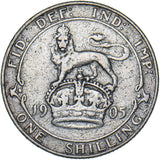 1905 Shilling - Edward VII British Silver Coin