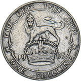 1905 Shilling - Edward VII British Silver Coin