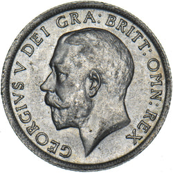 1916 Shilling - George V British Silver Coin - Very Nice