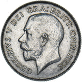 1923 Shilling - George V British Silver Coin - Very Nice