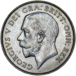 1924 Shilling - George V British Silver Coin - Very Nice