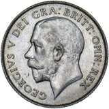 1924 Shilling - George V British Silver Coin - Very Nice