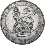 1926 Shilling - George V British Silver Coin - Nice