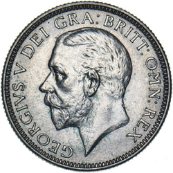 1927 Shilling - George V British Silver Coin - Very Nice