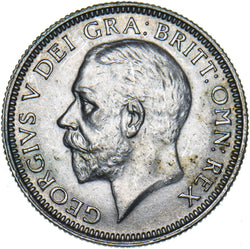 1927 Shilling - George V British Silver Coin - Very Nice