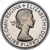 1953 Proof English Shilling - Elizabeth II British  Coin - Superb