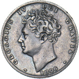 1826 Sixpence - George IV British Silver Coin - Nice