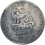 1828 Sixpence - George IV British Silver Coin