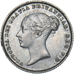 1838 Sixpence - Victoria British Silver Coin - Very Nice