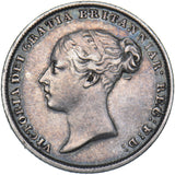 1845 Sixpence - Victoria British Silver Coin - Nice