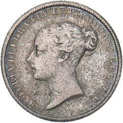 1853 Sixpence - Victoria British Silver Coin