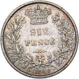 1853 Sixpence - Victoria British Silver Coin