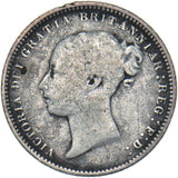 1868 Sixpence (Die no. 1) - Victoria British Silver Coin